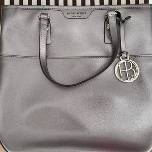 Henri Bendel silver crossbody purse
